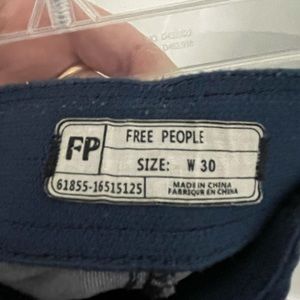 Free People bell bottom stretch waistband jeans